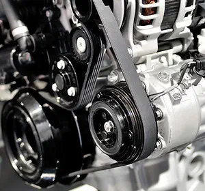 Air conditioning compressor and drive belt in an engine bay | atmechanical | Perth Air conditioning compressor and drive belt in an engine bay | atmechanical | Perth