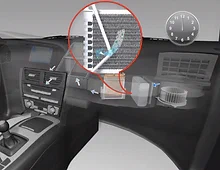 Diagram showing debris on the car air conditioning evaporator | atmechanical | Perth Diagram showing debris on the car air conditioning evaporator | atmechanical | Perth